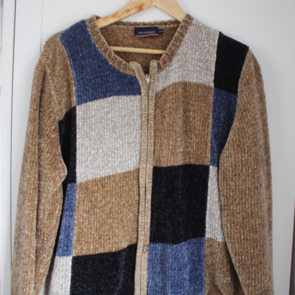 Colorful Patchwork Men's Sweater
